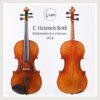E. Heinrich Roth Violin Markneukirchen, Germany 1924